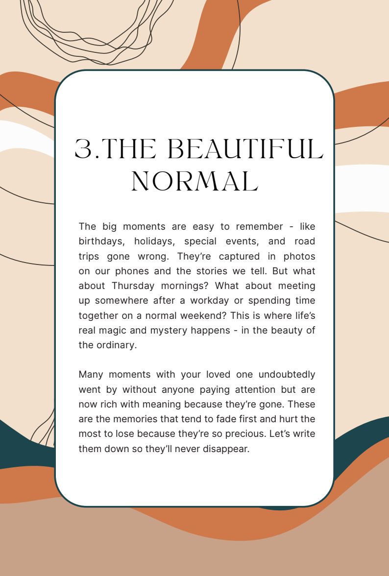 Custom formatting example - journal page